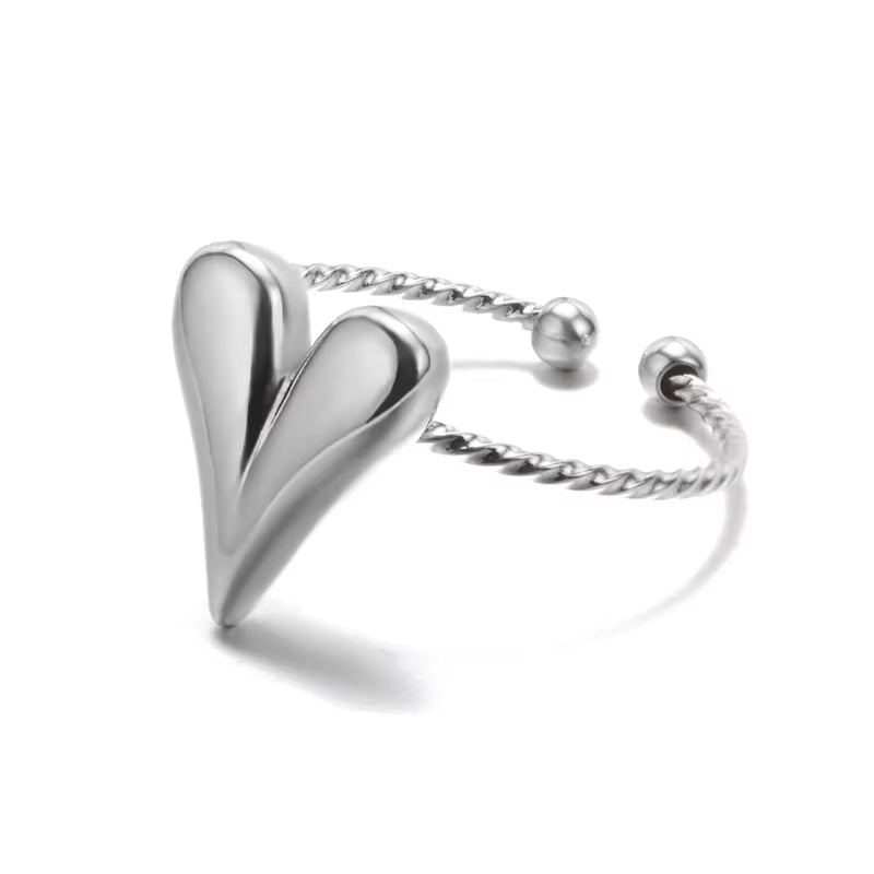 316L Stainless Steel Rings for Women Gold Color Never Fade Luxury Classic Rings Wedding Couple Rings Jewelry Free Shipping