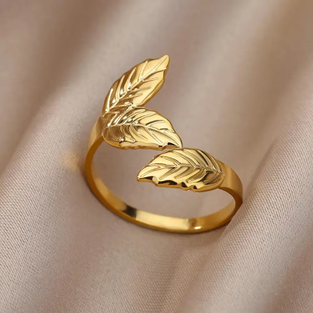 316L Stainless Steel Rings for Women Gold Color Never Fade Luxury Classic Rings Wedding Couple Rings Jewelry Free Shipping