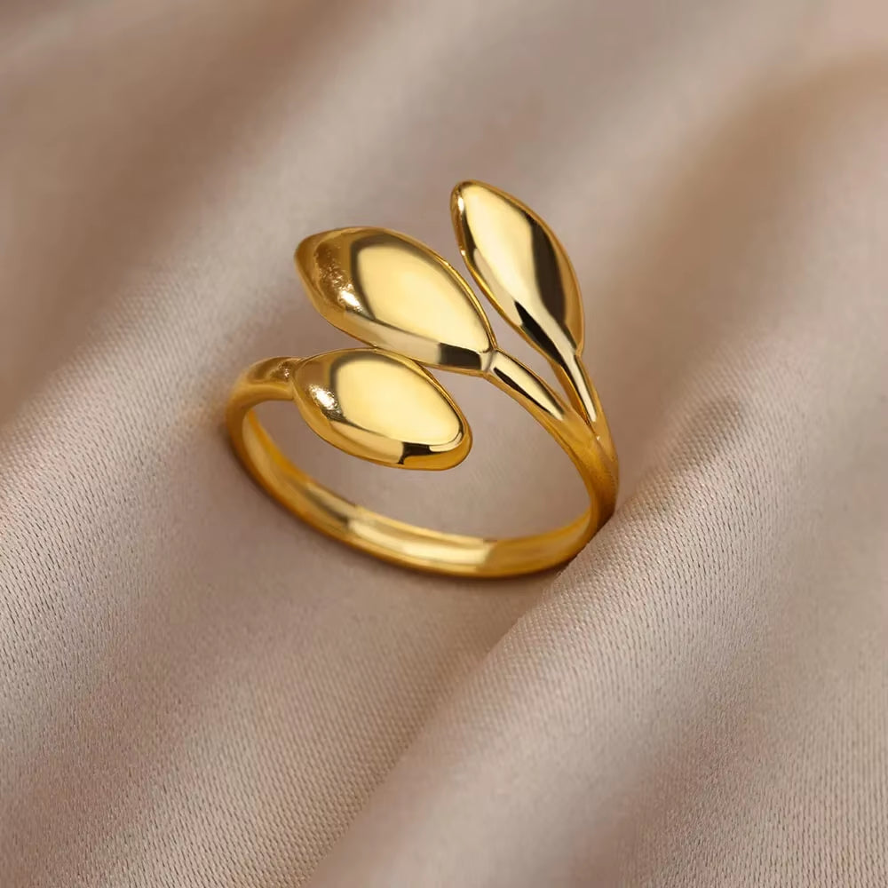 316L Stainless Steel Rings for Women Gold Color Never Fade Luxury Classic Rings Wedding Couple Rings Jewelry Free Shipping